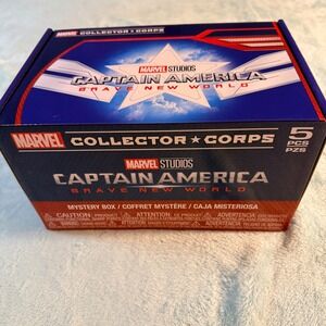 Marvel Collector Corps Captain America Brave New World Mystery Box Funko Pops M